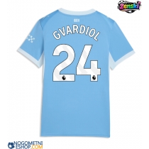 Ženski Nogometni dresi Manchester City Josko Gvardiol #24 Domači 2026-27 Kratek Rokav